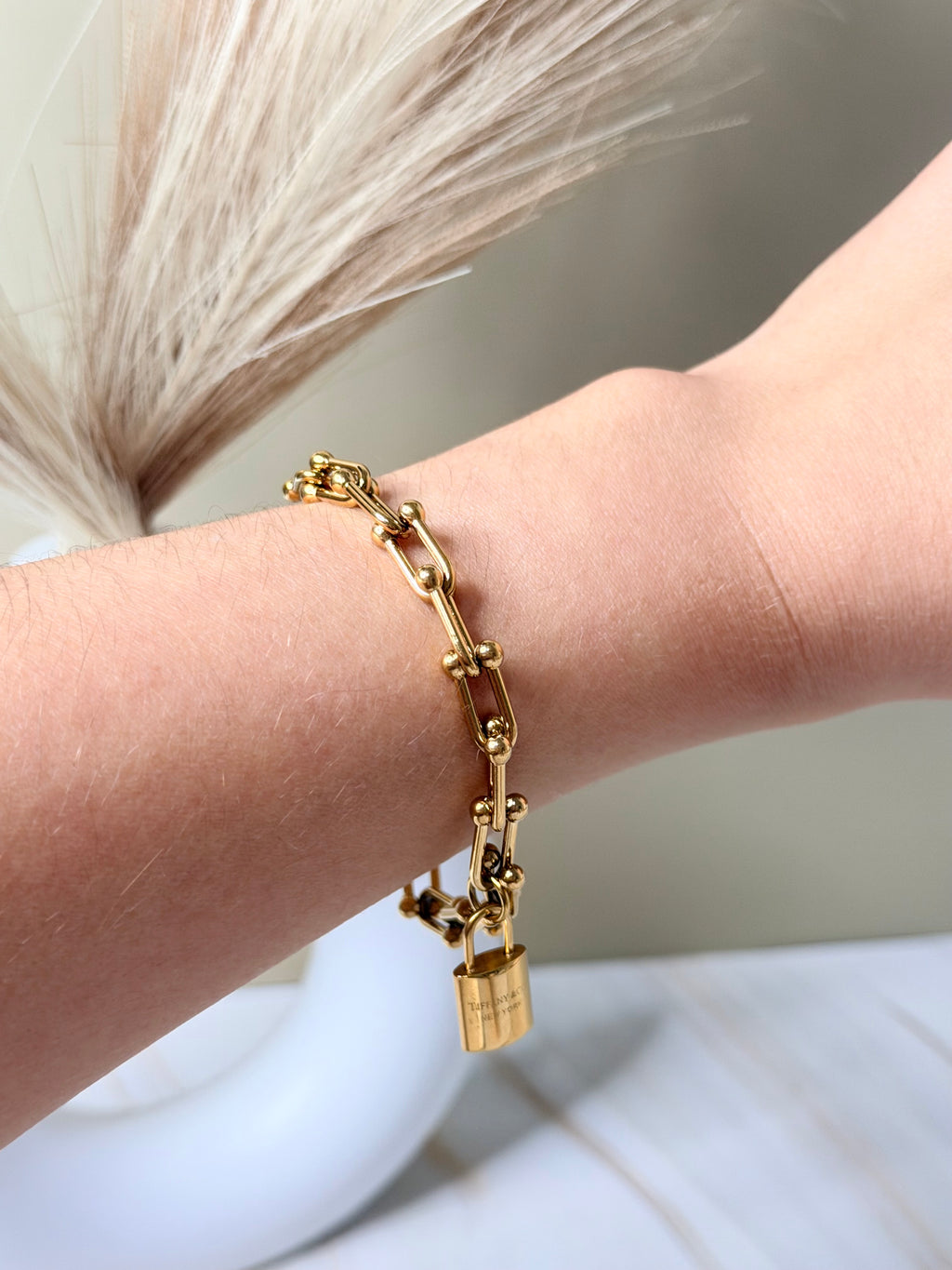 Lock Charm Bracelet