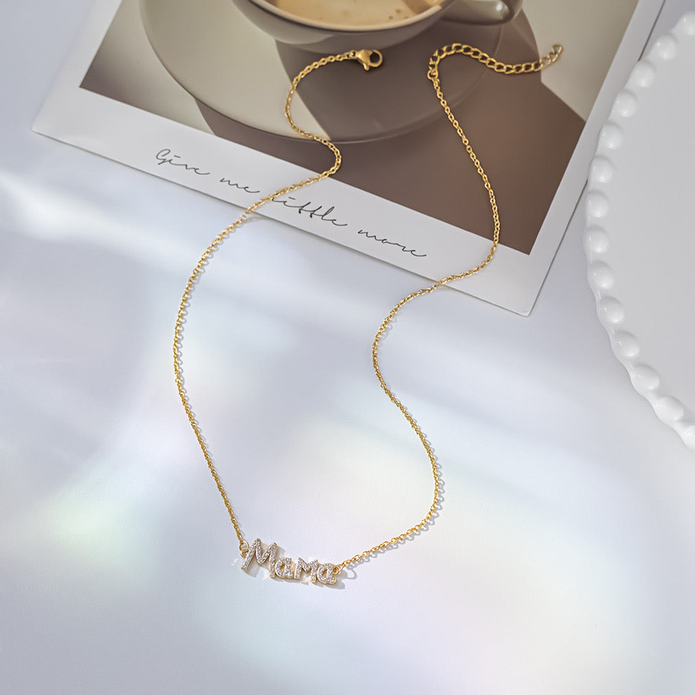 Collar de circonitas de mamá