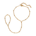 Pulsera delicada de cadena de mano