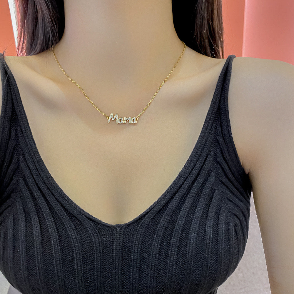 Collar de circonitas de mamá