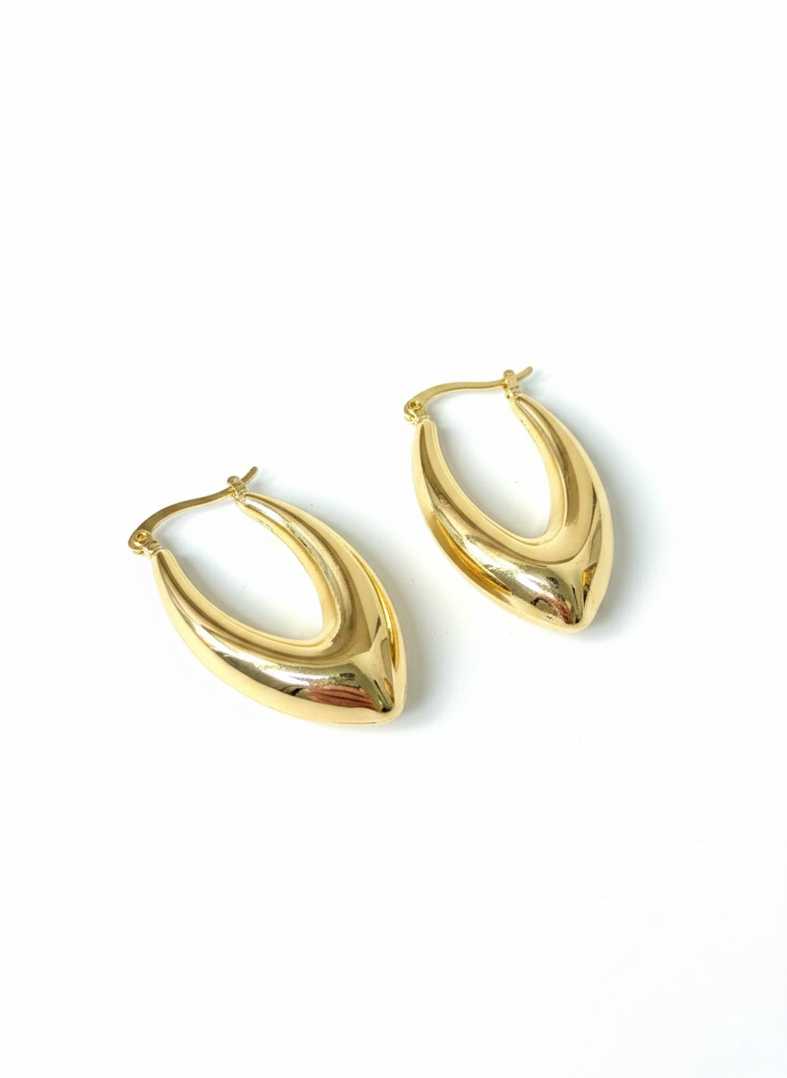 Teardrop Hoops