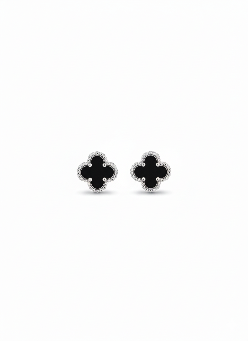 Mini pendientes de trébol