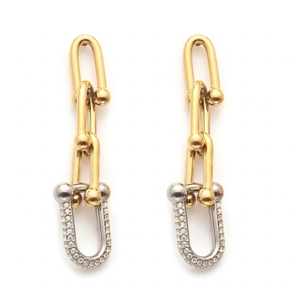 Pendientes colgantes con clip
